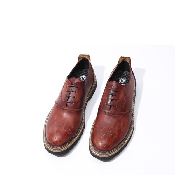 dress shoes men italian style genuine leather wedding brogue shoes lace up formal gentleman office oxfords social shoes men e43, Black
dress shoes men italian style genuine leather wedding brogue shoes lace up formal gentleman office oxfords social shoes men e43, Black