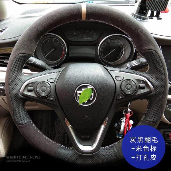 Suede Leather steering wheel cover for Buick Encore Enclave Regal Larcosse Envision Excelle GT XT hand grip Car accessories
Suede Leather steering wheel cover for Buick Encore Enclave Regal Larcosse Envision Excelle GT XT hand grip Car accessories