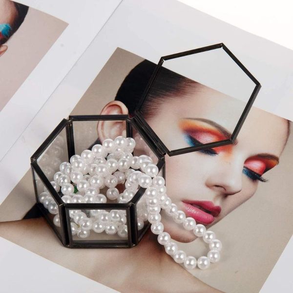 jewelry pouches, bags custom hexagonal glass ring box geometrical clear storage eternal flower holder diy delicate wedding decoration, Pink;blue
jewelry pouches, bags custom hexagonal glass ring box geometrical clear storage eternal flower holder diy delicate wedding decoration, Pink;blue