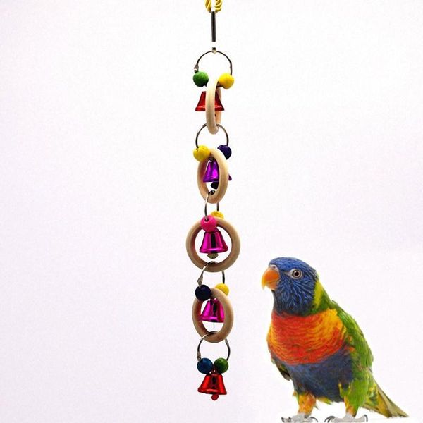other bird supplies pet chew toys wooden rings pendant with bells parrot parakeet hanging cage accessories chewing bite
other bird supplies pet chew toys wooden rings pendant with bells parrot parakeet hanging cage accessories chewing bite