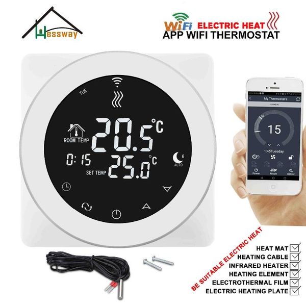 smart home control hessway eu programmable double sensor wifi wireless heating thermostat for load 16a cable,heating film
smart home control hessway eu programmable double sensor wifi wireless heating thermostat for load 16a cable,heating film