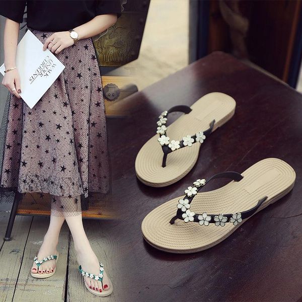 slippers summer flip flops women flowers ladies shoes indoor outdoor flip-flops fashion beach flat sandals, Black
slippers summer flip flops women flowers ladies shoes indoor outdoor flip-flops fashion beach flat sandals, Black