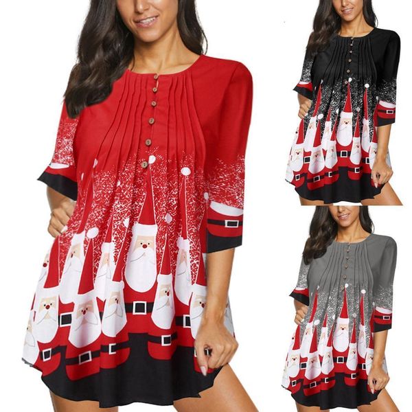 christmas women's shirt fashion long sleeve funny christmas santa claus print fals two irregular pullover lady tee shirt, White
christmas women's shirt fashion long sleeve funny christmas santa claus print fals two irregular pullover lady tee shirt, White