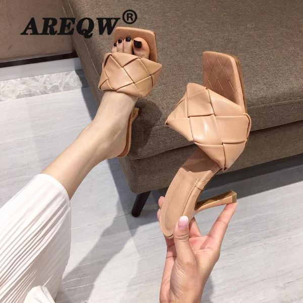 sandals aneikeh mules women slipper 2021 summer square toe high heel ladies sandal weave quality stiletto dress shoes slides 35-41, Black
sandals aneikeh mules women slipper 2021 summer square toe high heel ladies sandal weave quality stiletto dress shoes slides 35-41, Black