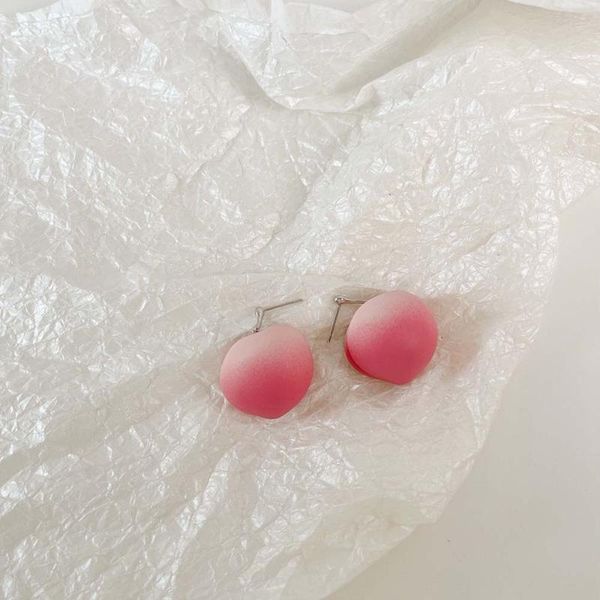 stud korean sweet pink peach earrings temperament crystal love women's jewelry, Golden;silver
stud korean sweet pink peach earrings temperament crystal love women's jewelry, Golden;silver