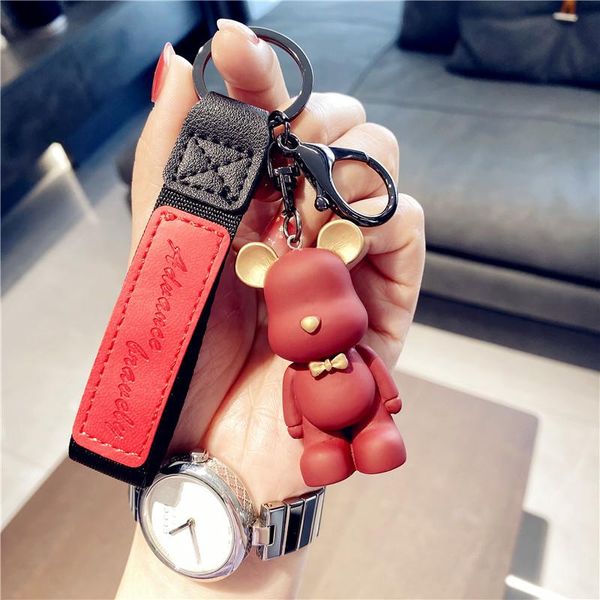 keychains fashion bow tie bear keychain women girl leather lanyard animal key chain cute bag charms keyring pendant party jewelry bulk, Silver
keychains fashion bow tie bear keychain women girl leather lanyard animal key chain cute bag charms keyring pendant party jewelry bulk, Silver