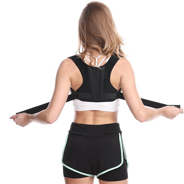brace support belt shoulder lumbar spine posture correction adjustable high strength back support belt home pain relief, Black;blue
brace support belt shoulder lumbar spine posture correction adjustable high strength back support belt home pain relief, Black;blue