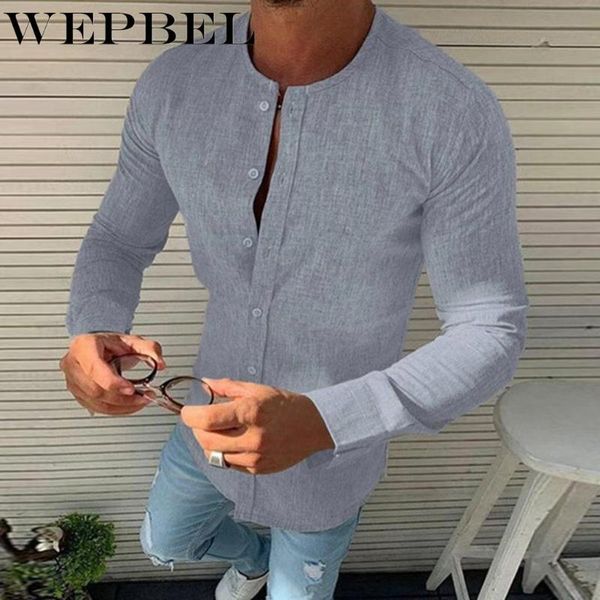 men's casual shirts wepbel autumn solid color cardigan single breasted shirt slim long sleeve o-neck, White;black
men's casual shirts wepbel autumn solid color cardigan single breasted shirt slim long sleeve o-neck, White;black