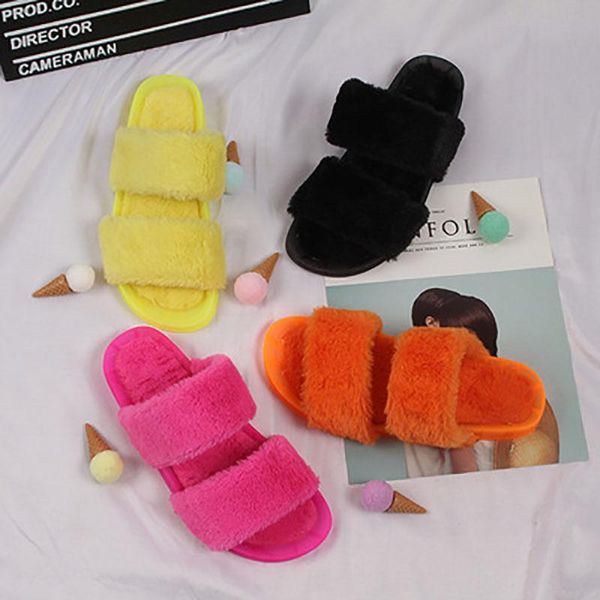 slippers 2021 winter women indoor fur wool flip flops slipper lady home shoes fashion natural sheepskin, Black
slippers 2021 winter women indoor fur wool flip flops slipper lady home shoes fashion natural sheepskin, Black