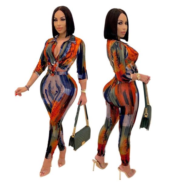 women's tracksuits lapel long sleeve feature print ladies casual suit, Gray
women's tracksuits lapel long sleeve feature print ladies casual suit, Gray