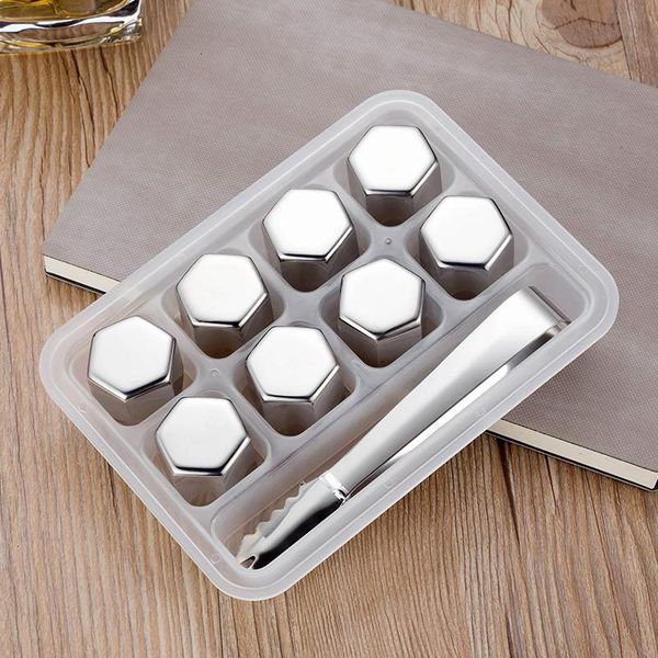 2021 new 1 set of stainless steel stone for whiskey 4/6/8 whisky rocks ice cubes eco-friendly cube chiller beer bar cooler wine stones rrpw
2021 new 1 set of stainless steel stone for whiskey 4/6/8 whisky rocks ice cubes eco-friendly cube chiller beer bar cooler wine stones rrpw