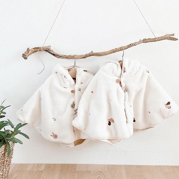 jackets coral fleece baby cloak winter autumn hooded windproof cartoon bear embroidery infant boys girls coat jacket outerwear clothes, Blue;gray
jackets coral fleece baby cloak winter autumn hooded windproof cartoon bear embroidery infant boys girls coat jacket outerwear clothes, Blue;gray