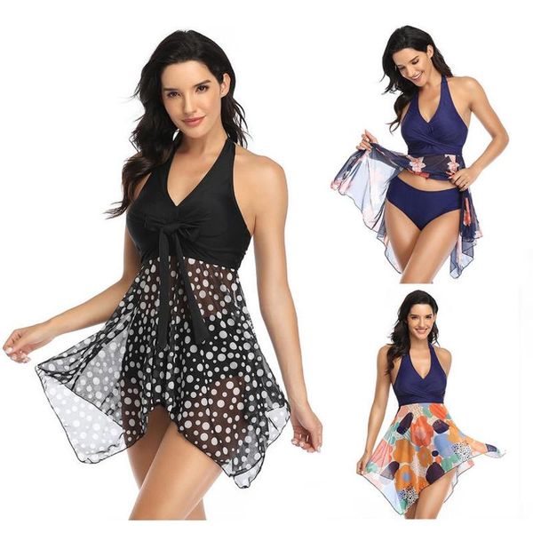 women's swimwear summer plus size print tankini swimsuit women push-up 2021 beach bikini set split padded pleated swim #xg, White;black
women's swimwear summer plus size print tankini swimsuit women push-up 2021 beach bikini set split padded pleated swim #xg, White;black