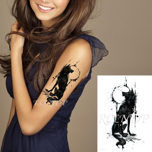 temporary tattoos waterproof tattoo sticker wolf staring moon big animal fake tatto flash tatoo arm leg back body art for men women
temporary tattoos waterproof tattoo sticker wolf staring moon big animal fake tatto flash tatoo arm leg back body art for men women