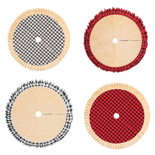 christmas decorations 2021 year decoration tree skirt red black plaid with pleated trim xmas decor indoor outdoor
christmas decorations 2021 year decoration tree skirt red black plaid with pleated trim xmas decor indoor outdoor