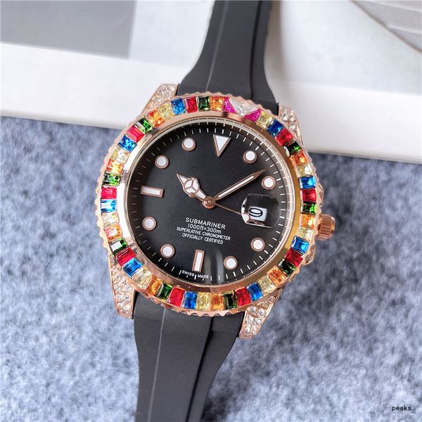 men's and women's couples casual 3-pin quartz watch colored diamond tape, Slivery;brown
men's and women's couples casual 3-pin quartz watch colored diamond tape, Slivery;brown