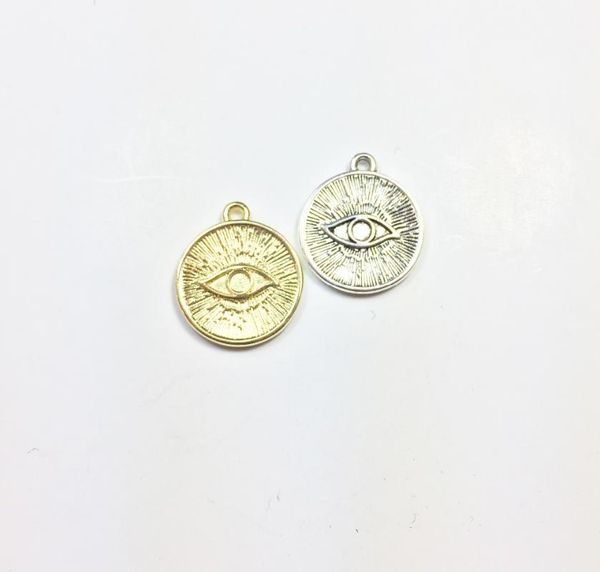 charms eruifa 10pcs 17mm eye coin zinc alloy necklace,earring bracelet jewelry diy handmade 2 colors, Bronze;silver
charms eruifa 10pcs 17mm eye coin zinc alloy necklace,earring bracelet jewelry diy handmade 2 colors, Bronze;silver
