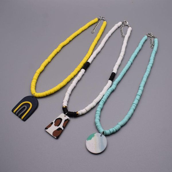 chokers 6mm polymer clay necklace soft pottery choker pendants colorful collar handmade femme jewelry gifts beach, Golden;silver
chokers 6mm polymer clay necklace soft pottery choker pendants colorful collar handmade femme jewelry gifts beach, Golden;silver