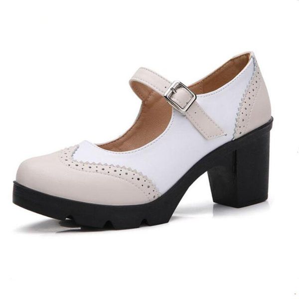 dress shoes 34~43 women casual pumps work cow split leather round toe buckle non-slip7cm thick high heel female zapatillas mujer, Black
dress shoes 34~43 women casual pumps work cow split leather round toe buckle non-slip7cm thick high heel female zapatillas mujer, Black
