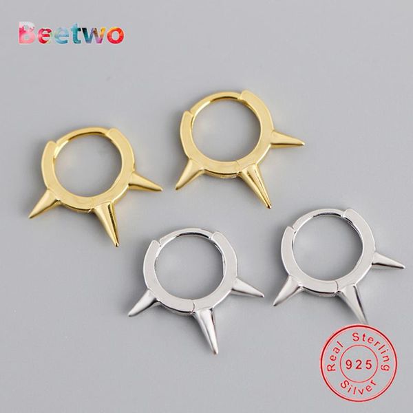 hoop & huggie spike rivet earrings 100% 925 sterling silver punk huggies brinco women diy jewelry berloque, Golden;silver
hoop & huggie spike rivet earrings 100% 925 sterling silver punk huggies brinco women diy jewelry berloque, Golden;silver
