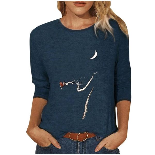 women spring pullovers autumn casual women's clothing funny cute cat 3d print long sleeve t-shirts ladies fashion #t2g, White
women spring pullovers autumn casual women's clothing funny cute cat 3d print long sleeve t-shirts ladies fashion #t2g, White