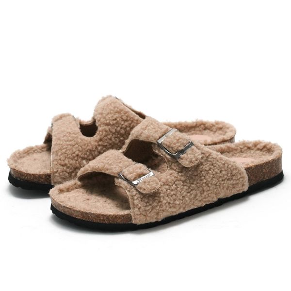 lolita 2022 winter women mule clogs slippers soft cork two buckle warm fur slides footwear big size ladies, Black
lolita 2022 winter women mule clogs slippers soft cork two buckle warm fur slides footwear big size ladies, Black