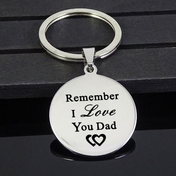 keychains father's keychain 2021 "remember i love you dad" disc jewelry day gift yp7083, Silver
keychains father's keychain 2021 "remember i love you dad" disc jewelry day gift yp7083, Silver