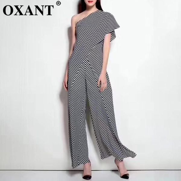 women's two piece pants oxant beach jumpsuit female striped off shoulder patchwork irregular shirt with high waist maxi wide leg, White
women's two piece pants oxant beach jumpsuit female striped off shoulder patchwork irregular shirt with high waist maxi wide leg, White