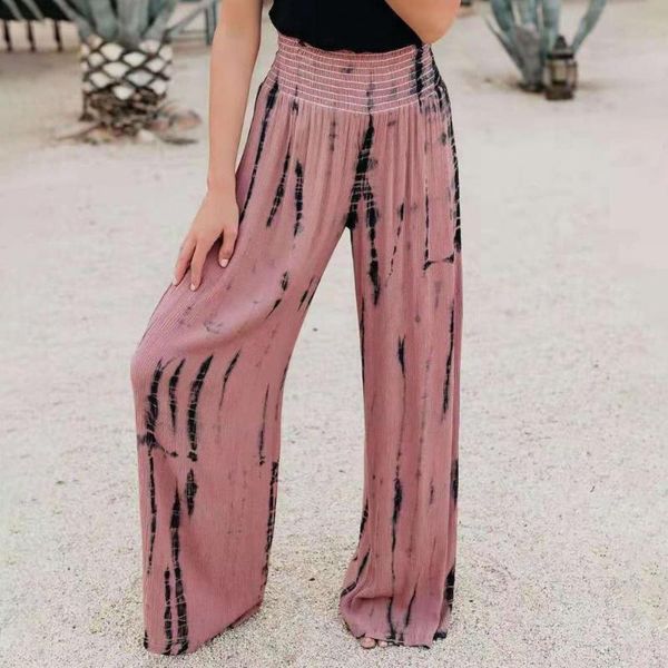 women's pants & capris women full length elastic waist print high loose trousers wide leg straight fashion casual, Black;white
women's pants & capris women full length elastic waist print high loose trousers wide leg straight fashion casual, Black;white