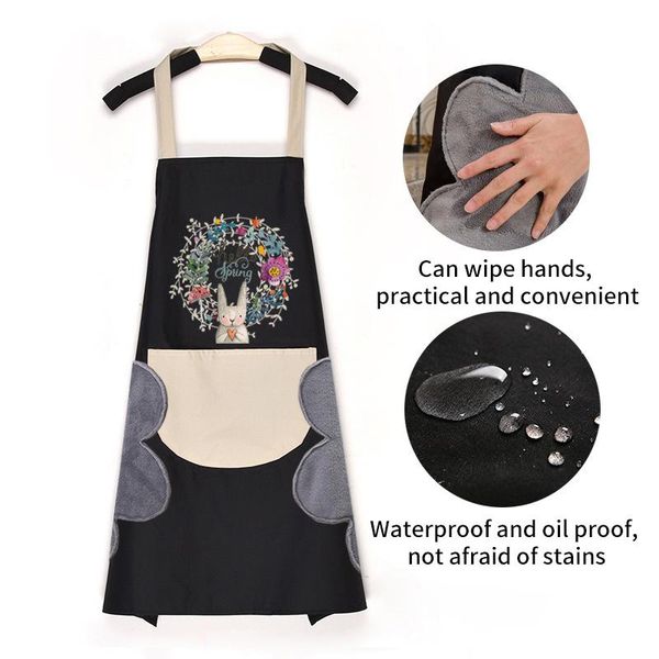 aprons apron women's kitchen cooking household waterproof and oil proof lovely hand wiping coveralls men's work clothes
aprons apron women's kitchen cooking household waterproof and oil proof lovely hand wiping coveralls men's work clothes