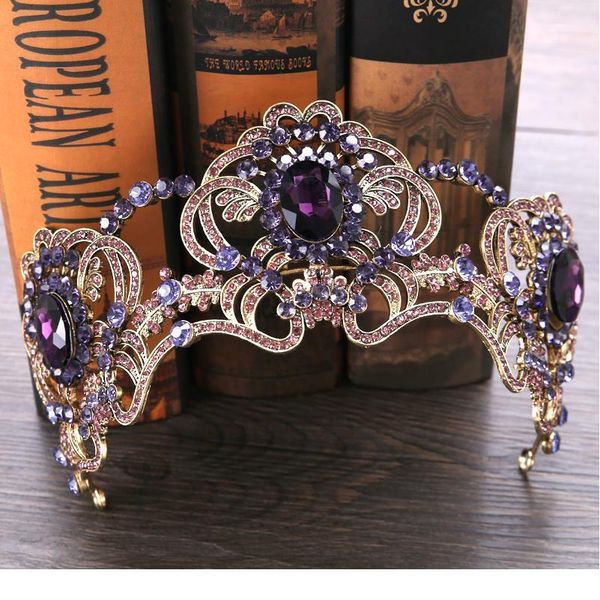 vintage wedding crown hair accessories baroque purple rhinestone crystal crown headband bridal hair accessories cr jllkuc, Silver
vintage wedding crown hair accessories baroque purple rhinestone crystal crown headband bridal hair accessories cr jllkuc, Silver