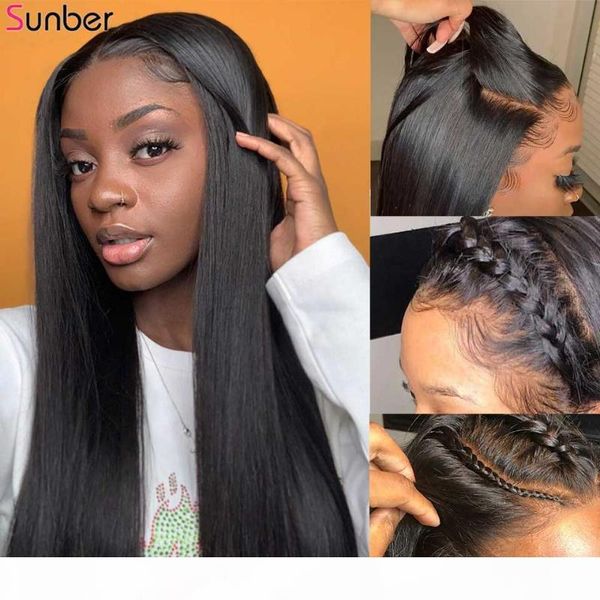 sunber hair180% density glueless lace front human hair wigs for black women brazilian 13x4 straight lace front wig remy hair, Black;brown
sunber hair180% density glueless lace front human hair wigs for black women brazilian 13x4 straight lace front wig remy hair, Black;brown