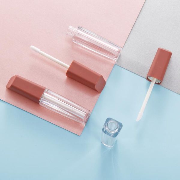 storage bottles & jars 10/25pcs 7ml square clear lip gloss tube with wands brown cap beauty cosmetic container empty glaze packing bott
storage bottles & jars 10/25pcs 7ml square clear lip gloss tube with wands brown cap beauty cosmetic container empty glaze packing bott