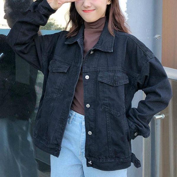 women's jackets jacket autumn women black denim winter jeans coat casual harajuku streetwear female vintage, Black;brown
women's jackets jacket autumn women black denim winter jeans coat casual harajuku streetwear female vintage, Black;brown