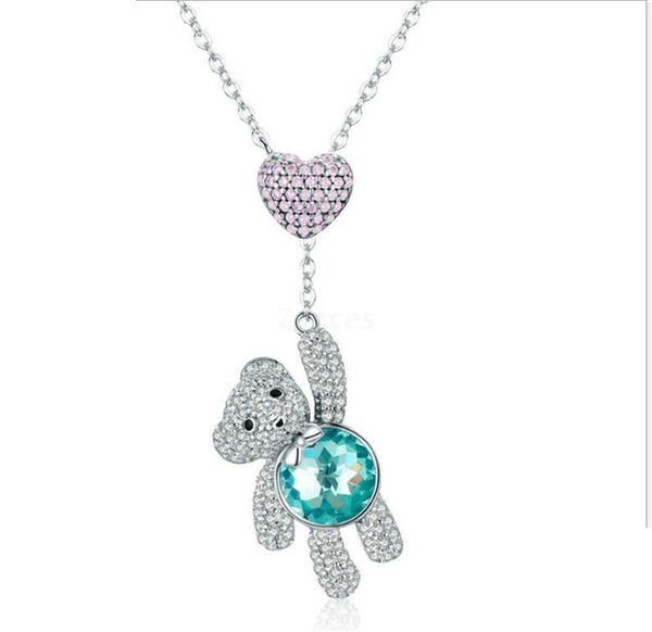new s925 sterling silver necklace with white gold plated lovely bear necklace for women animal pendant necklaces, Golden;silver
new s925 sterling silver necklace with white gold plated lovely bear necklace for women animal pendant necklaces, Golden;silver