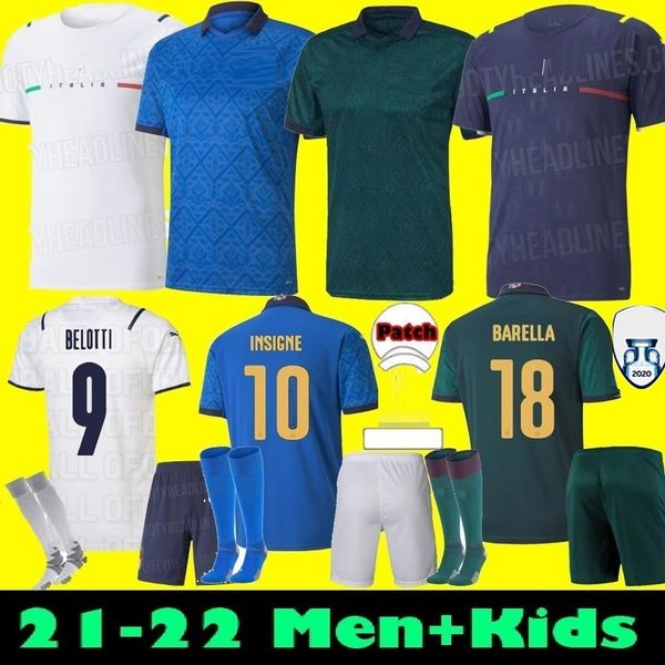 2021 Italy BONUCCI soccer JerseY Italia JORGINHO INSIGNE VERRATTI FOOTBALL SHIRTS CHIESA BARELLA SPINAZZOLA finals CHIELLINI Donnarumma men kids Kits, Black;yellow
2021 Italy BONUCCI soccer JerseY Italia JORGINHO INSIGNE VERRATTI FOOTBALL SHIRTS CHIESA BARELLA SPINAZZOLA finals CHIELLINI Donnarumma men kids Kits, Black;yellow