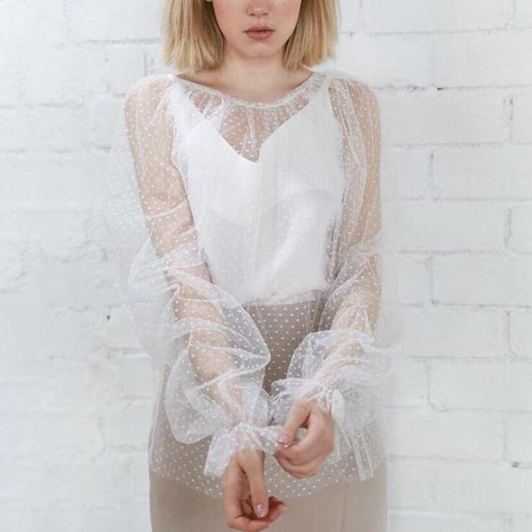 women's t-shirt dots mesh see-through tshirt women fashion white long sleeve o neck tees streetwear casual party t-shirts clothes
women's t-shirt dots mesh see-through tshirt women fashion white long sleeve o neck tees streetwear casual party t-shirts clothes
