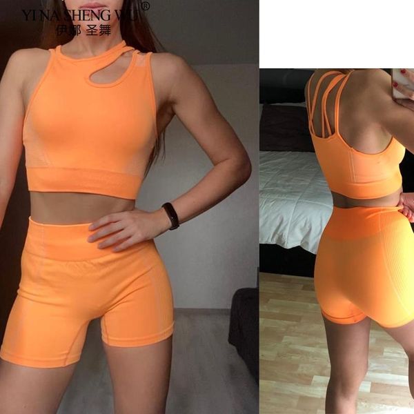 seamless yoga set 2 piece sports suits female workout clothes sports fashion design bra+high waist gym shorts women sportwear, White;red
seamless yoga set 2 piece sports suits female workout clothes sports fashion design bra+high waist gym shorts women sportwear, White;red