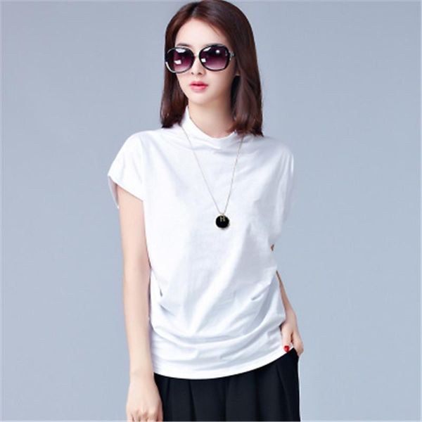 women's blouses & shirts 2021 summer 3xl plus size cotton blouse solid turtleneck casual fashion women white shirt short sleeve loose
women's blouses & shirts 2021 summer 3xl plus size cotton blouse solid turtleneck casual fashion women white shirt short sleeve loose