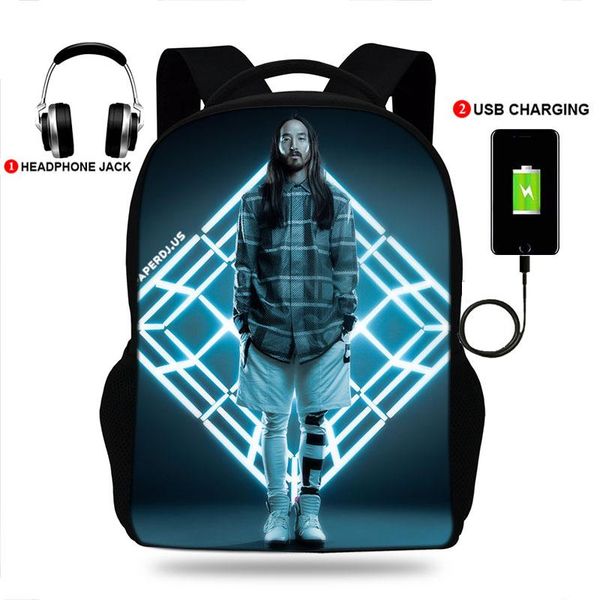 backpack mochila steve aoki print mens school bags for teenage boys&girls usb charge bagpack daily lapkids rucksack
backpack mochila steve aoki print mens school bags for teenage boys&girls usb charge bagpack daily lapkids rucksack