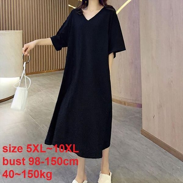 plus size 10xl 150kg women camis summer loose dress casual black white large long dresses cotton v neck
plus size 10xl 150kg women camis summer loose dress casual black white large long dresses cotton v neck