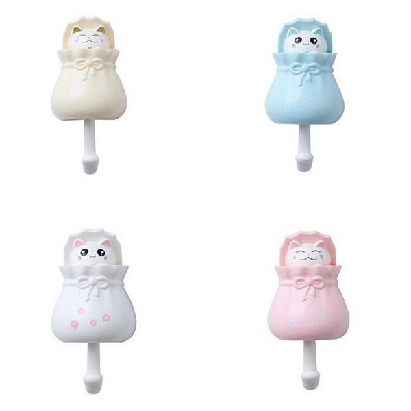 hooks & rails 1pc household cartoon cat decorative key holder wall mounted adhesive coat hanger hat rack sundries organizer accessories
hooks & rails 1pc household cartoon cat decorative key holder wall mounted adhesive coat hanger hat rack sundries organizer accessories