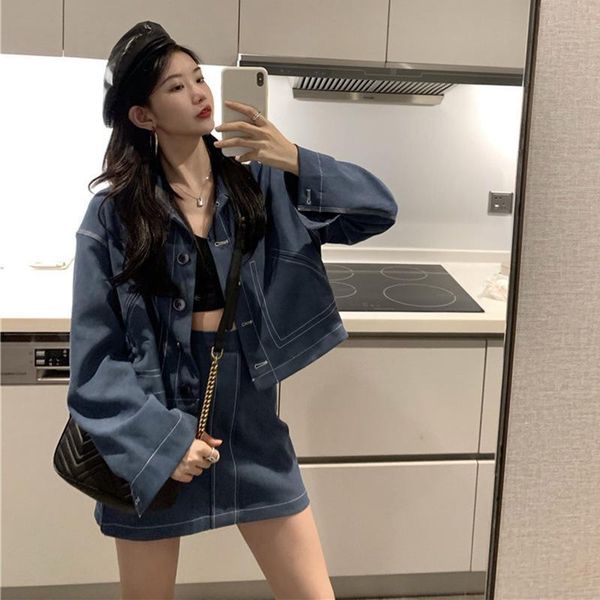 women's suits & blazers street blowing fashion hepburn suit dress 2021 korean two piece, White;black
women's suits & blazers street blowing fashion hepburn suit dress 2021 korean two piece, White;black