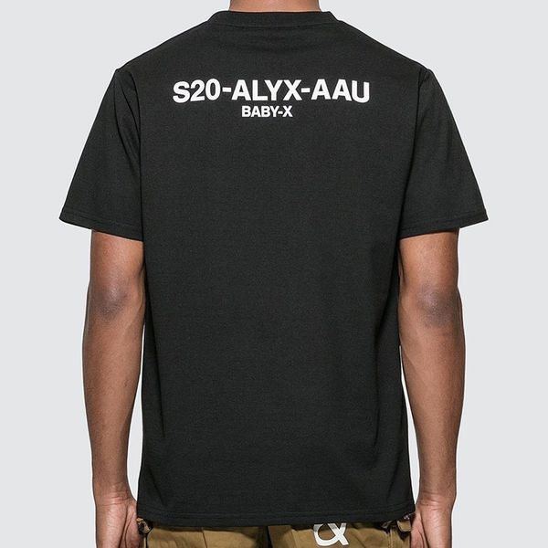 2021 new s20-alyx-aau t camisa feminina masculina 1:1 de alta qualidade e carta traseira clssico minimalista hip hop moda alyx camiseta esti, Black
2021 new s20-alyx-aau t camisa feminina masculina 1:1 de alta qualidade e carta traseira clssico minimalista hip hop moda alyx camiseta esti, Black