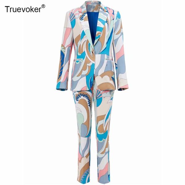 truevoker runway fashion spring suits sets women's high street colourful geometry print blazer + long pant suit party twinset, White
truevoker runway fashion spring suits sets women's high street colourful geometry print blazer + long pant suit party twinset, White