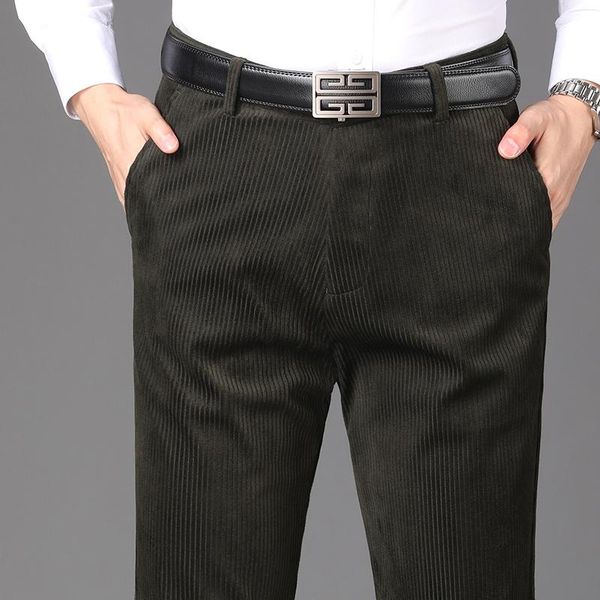 men's pants 2021 men's corduroy casual business fashion solid color elastic regular fit trousers male black coffee large size 28-4
men's pants 2021 men's corduroy casual business fashion solid color elastic regular fit trousers male black coffee large size 28-4