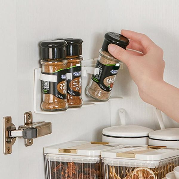 kitchen storage & organization 5pcs/set seasoning bottle rack lightweight spice jar holder self-adhesive can box holder kitchen tool
kitchen storage & organization 5pcs/set seasoning bottle rack lightweight spice jar holder self-adhesive can box holder kitchen tool