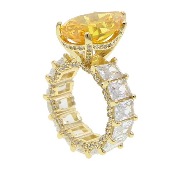 cluster rings yellow gold color big pink water drop shape cz cubic zircon stone wedding for women gift, Golden;silver
cluster rings yellow gold color big pink water drop shape cz cubic zircon stone wedding for women gift, Golden;silver