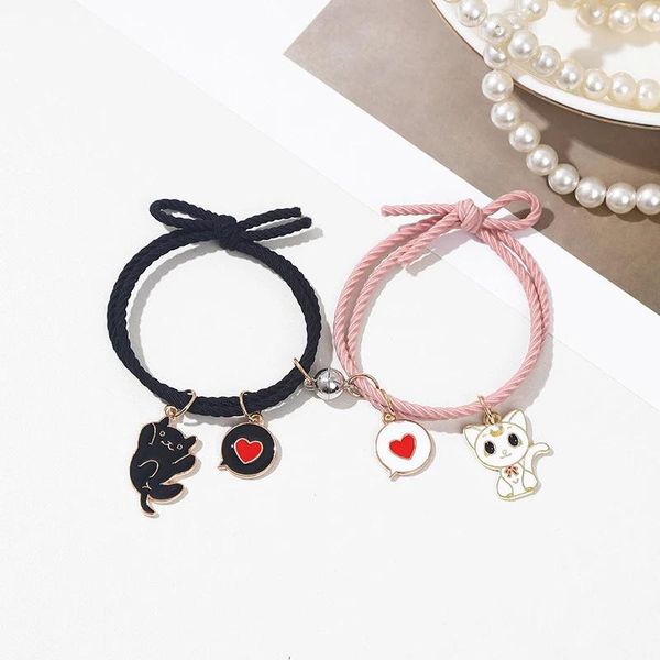charm bracelets 2021 2pcs per set magnet bracelet for friend &couples cute cartoon characters pendant elastic rope, Golden;silver
charm bracelets 2021 2pcs per set magnet bracelet for friend &couples cute cartoon characters pendant elastic rope, Golden;silver