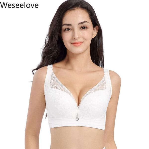 bras weseelove 2021 soutien gorge femme push up bra large cup soft adjustable gather lace bralette woman x30-4, Red;black
bras weseelove 2021 soutien gorge femme push up bra large cup soft adjustable gather lace bralette woman x30-4, Red;black